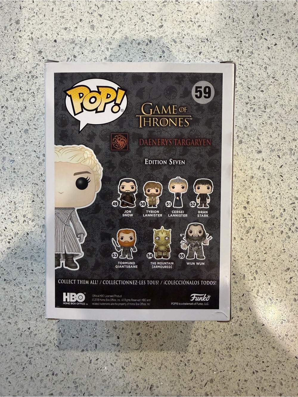 Funko Pop Game of Thrones Daenerys Targaryen White Coat #59 Vinyl Figure - Picture 3 of 6